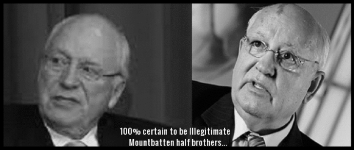 Cheney and Gorbechev Mountbatten half brothers 600