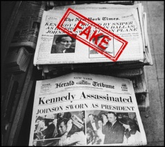 Kennedy assassination news fake