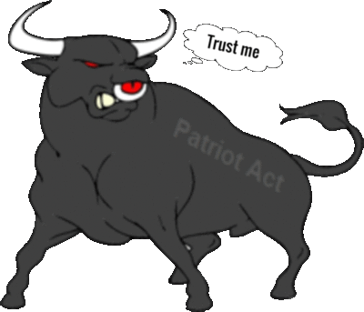 Patriot Act Bull trust me 400