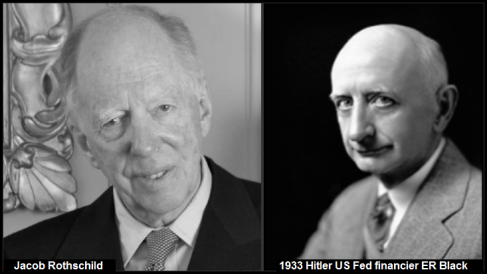 Jacob Rothschild 1933 Hitler US Fed financier Eugene ER Black