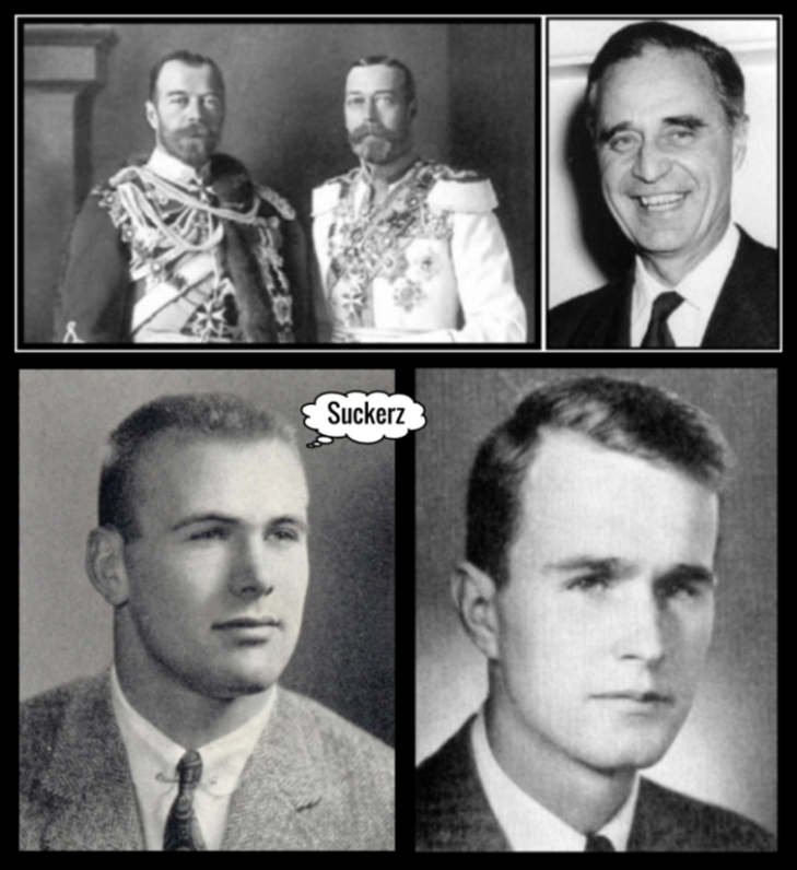Prussian kings Prescott Rumsfeld young Bush #01 young SUCKERZ