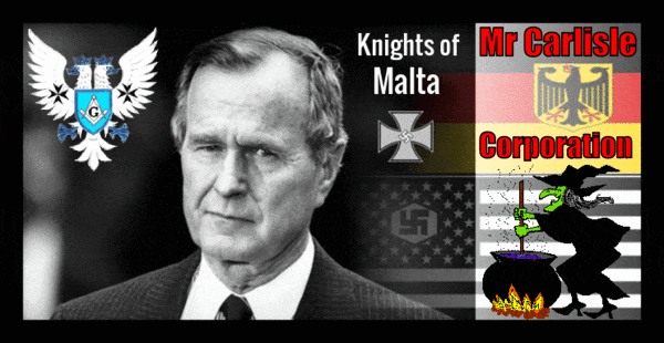 Faux Bush 41 Mr Carlisle Knights of Malta Prussian Masonic EAgle 600